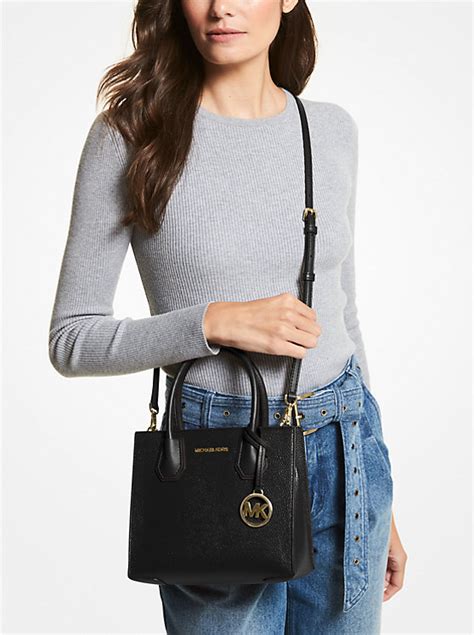 35s1gm9m2l michael kors|Mercer Medium Pebbled Leather Crossbody Bag.